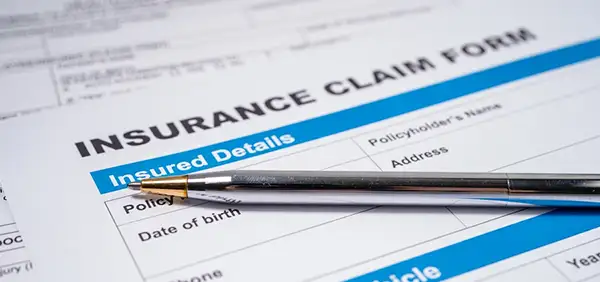 Car accident claim report