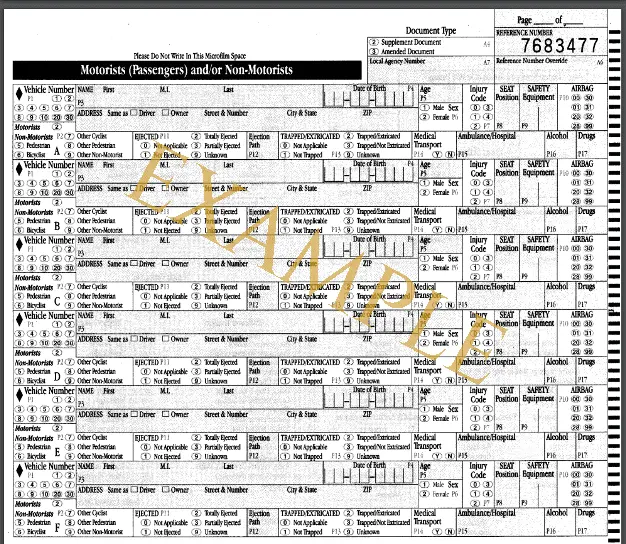 police accident report